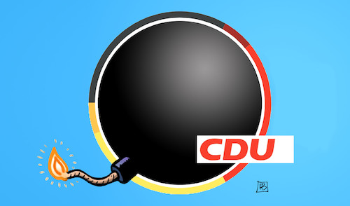 Cartoon: Unions-Bombe (medium) by Harm Bengen tagged bundestagswahl,ergebnis,regierungsbildung,koalition,bundeskanzler,cdu,csu,bombe,unionskreis,laschet,harm,bengen,cartoon,karikatur,bundestagswahl,ergebnis,regierungsbildung,koalition,bundeskanzler,cdu,csu,bombe,unionskreis,laschet,harm,bengen,cartoon,karikatur