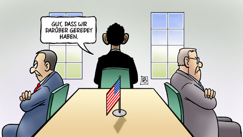 Cartoon: US-Spitzentreffen (medium) by Harm Bengen tagged teaparty,tea,party,demokraten,republikaner,obama,shutdown,fiskalklippe,fiscal,cliff,usa,haushalt,haushaltsstreit,kassen,leer,geld,senat,kongress,nsa,harm,bengen,cartoon,karikatur,teaparty,tea,party,demokraten,republikaner,obama,shutdown,fiskalklippe,fiscal,cliff,usa,haushalt,haushaltsstreit,kassen,leer,geld,senat,kongress,nsa,harm,bengen,cartoon,karikatur