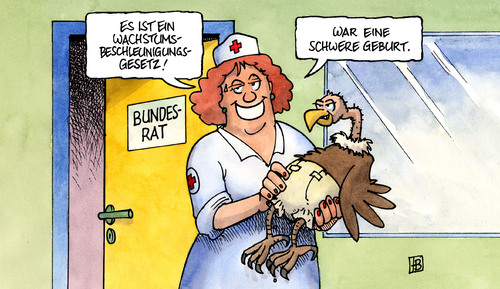 Cartoon: Wachstumsbeschleunigungsgesetz (medium) by Harm Bengen tagged wachstumsbeschleunigungsgesetz,steuer,steuererleichterung,steuerfreibetrag,kinderfreibetrag,freibetrag,mehrwertsteuer,erbschaftssteuer,kind,kindergeld,wachstum,bundesrat,bundesregierung,pokern,entbindung,geburt,hebamme,geier,windeln,wachstumsbeschleunigungsgesetz,steuer,steuererleichterung,steuerfreibetrag,kinderfreibetrag,mehrwertsteuer,erbschaftssteuer,kind,kindergeld,wachstum,bundesrat,bundesregierung,entbindung,pokern,geburt,hebamme,geier,windeln,familie,nachwuchs,bevölkerung