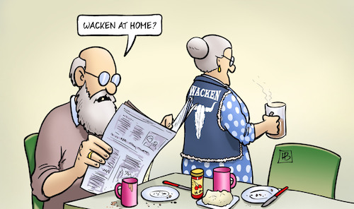 Cartoon: Wacken at home (medium) by Harm Bengen tagged wacken,veranstaltungen,absagen,festivals,susemil,corona,coronavirus,ansteckung,pandemie,epidemie,krankheit,schaden,harm,bengen,cartoon,karikatur,wacken,veranstaltungen,absagen,festivals,susemil,corona,coronavirus,ansteckung,pandemie,epidemie,krankheit,schaden,harm,bengen,cartoon,karikatur