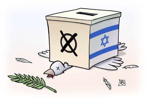 Cartoon: Wahl Israel (medium) by Harm Bengen tagged wahl,wahlurne,israel,frieden,friedensprozess,friedenstaube,tot,tod,oelzweig,netanyahu,likud,harm,bengen,cartoon,karikatur,wahl,wahlurne,israel,frieden,friedensprozess,friedenstaube,tot,tod,oelzweig,netanyahu,likud,harm,bengen,cartoon,karikatur