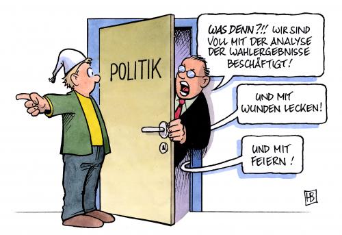 Cartoon: Wahlnachlese (medium) by Harm Bengen tagged wahlnachlese,wahl,europawahl,bundestagswahl,kommunalwahl,europa,politik,politiker,verlust,verloren,gewinn,deutschland,spd,cdu,csu,fdp,linke,grüne,auswertung,wahl,wahlen,europawahl,wähler,wahlbeteiligung,europawahlen,eu,europa,kommunalwahl,bundestagswahl,politik,politiker,verlust,verloren,gewinn,deutschland,spd,cdu,csu,fdp,linke,grüne,auswertung