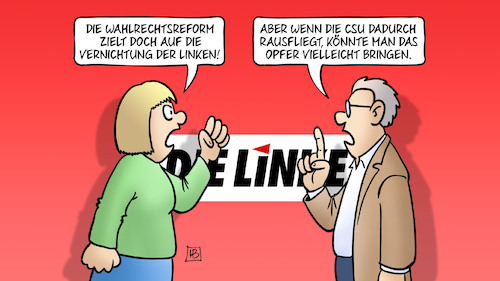 Wahlrechtsreform und Linke