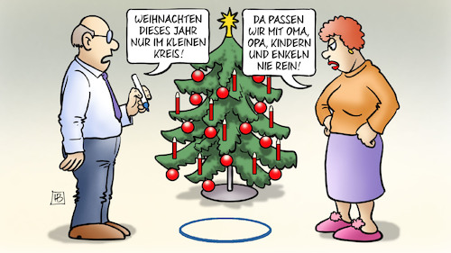 Weihnachten im kleinen Kreis