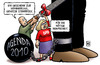 Cartoon: Agenda am Bein (small) by Harm Bengen tagged beinfreiheit,genosse,steinbrueck,spd,bundestagswahlkampf,spitzenkandidat,agenda,2010,kette,kugel,feile,harm,bengen,cartoon,karikatur