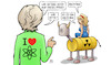 Cartoon: Atom-Rindvieh (small) by Harm Bengen tagged pferd,rindvieh,europa,stier,atomkraft,kernkraft,energie,gefahr,von,der,leyen,vdl,harm,bengen,cartoon,karikatur