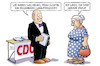 Cartoon: Begehbares Wahlprogramm (small) by Harm Bengen tagged begehbares,wahlprogramm,cdu,bundestagswahl,susemil,harm,bengen,cartoon,karikatur