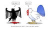 Bundesadler trifft gallischen Ha