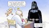 Cartoon: Darth Vader tot (small) by Harm Bengen tagged david,prowse,darth,vader,tot,vater,gott,himmel,harm,bengen,cartoon,karikatur