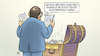 Cartoon: Dobrindts Rezepte (small) by Harm Bengen tagged dobrindt,innenminister,rezepte,truhe,kiste,schatulle,mottenkiste,pläne,ausländermaut,migrationspolitik,harm,bengen,cartoon,karikatur