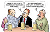 Cartoon: Elmau-Kosten (small) by Harm Bengen tagged g7,schloss,elmau,kosten,putin,in,kostengründe,achtel,teurer,stammtisch,harm,bengen,cartoon,karikatur