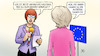 Cartoon: EU-Nahost-Haltung (small) by Harm Bengen tagged konflikt,interview,vdl,von,der,leyen,eu,europa,gipfel,nahost,einheitliche,haltung,gaza,israel,hamas,palästina,terror,krieg,harm,bengen,cartoon,karikatur