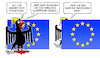 Cartoon: Europäische Lösung (small) by Harm Bengen tagged europäische,lösung,flüchtlinge,griechenland,lager,bundesadler,europa,fahne,verstecken,moria,brand,flüchtlingslager,refugees,eu,verantwortung,harm,bengen,cartoon,karikatur