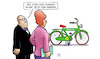 Cartoon: Fahrradverkauf (small) by Harm Bengen tagged verkauf,daimler,fahrradverkauf,baden,württemberg,grüne,landtagswahl,wahl,özdemir,harm,bengen,cartoon,karikatur