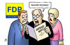Cartoon: FDP-Rassismus (small) by Harm Bengen tagged vizekanzler,rassisten,rassismus,fdp,umfragewerte,wahlen,rösler,hahn,harm,bengen,cartoon,karikatur