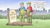 Cartoon: FDP tiefergelegt (small) by Harm Bengen tagged fdp,friedhof,grab,baden,württemberg,landtagswahl,wahl,arbeiter,harm,bengen,cartoon,karikatur
