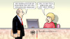Cartoon: Flug umbuchen (small) by Harm Bengen tagged bundeskanzler,reise,uno,vollversammlung,flug,umbuchen,bundeskanzleramt,kanzleramt,wüst,söder,kanzler,cdu,merz,harm,bengen,cartoon,karikatur