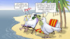 Cartoon: Friedenstaubenarbeit (small) by Harm Bengen tagged friedenstauben,arbeit,urlaub,tauchen,hormus,pakistan,krieg,usa,iran,harm,bengen,cartoon,karikatur