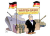 Cartoon: Groko-Rüstung (small) by Harm Bengen tagged powered,groko,rüstungsexporte,waffenbasar,deutschland,bengen,cartoon,karikatur