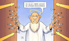 Cartoon: Günther Uecker (small) by Harm Bengen tagged guenther,uecker,nagelbilder,kuenstler,himmel,petrus,tod,himmelstür,harm,bengen,cartoon,karikatur