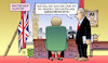 Cartoon: May und Europawahl (small) by Harm Bengen tagged britischer,humor,may,europawahl,gb,uk,gleis,ergebnis,zurücktreten,rücktritt,harm,bengen,cartoon,karikatur