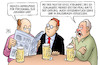 Cartoon: Medizin-Nobelpreis (small) by Harm Bengen tagged medizin,nobelpreis,forschung,innere,uhr,chirurg,kunstfehler,stammtisch,harm,bengen,cartoon,karikatur