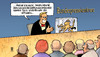 Cartoon: Neuer Regierungssprecher (small) by Harm Bengen tagged regierungssprecher,merkel,bundeskanzlerin,bundeskanzleramt,steffen,seibert,zdf,journalist,wm,orakel,krake,okrakel,paul,aquarium,vorstellung,einführung