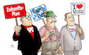 Cartoon: Pläne (small) by Harm Bengen tagged zukunfts,plan,bayern,bundestagswahlkampf,cdu,csu,spd,mutti,merkel,harm,bengen,cartoon,karikatur