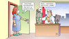 Cartoon: Quarantäne vorbei (small) by Harm Bengen tagged positives,testergebnis,quarantäne,dauer,isolation,corona,krankenschwester,arzthelferin,arzt,doktor,harm,bengen,cartoon,karikatur