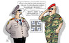 Cartoon: Rechtsextreme Verdachtsfälle (small) by Harm Bengen tagged rechtsextremismus,rechtsextreme,verdachtsfälle,bundeswehr,soldaten,nazis,hakenkreuz,harm,bengen,cartoon,karikatur