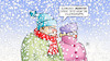 Cartoon: Schneeverursacher (small) by Harm Bengen tagged schneefall,schnee,vulkangruppe,winter,stromausfall,berlin,harm,bengen,cartoon,karikatur