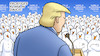 Cartoon: Trump in Davos (small) by Harm Bengen tagged frostiges klima davos weltwirtschaftsforum trump schneemann schneemaenner harm bengen cartoon karikatur