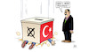 Cartoon: Türkei-Kommunalwahl (small) by Harm Bengen tagged erdogan,türkei,praesident,kommunalwahlen,wahlen,wahlurne,absturz,akp,harm,bengen,cartoon,karikatur