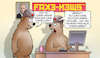 Cartoon: Wahlmanipulation (small) by Harm Bengen tagged russland,wahl,manipuliert,wahlmanipulation,bundestagswahl,fake,news,bären,überarbeitung,überforderung,computer,harm,bengen,cartoon,karikatur