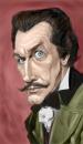 Cartoon: Vincent Price (small) by markdraws tagged horror actor movie start hollywood caricature photoshop painting paint digital art brush vincent price roger corman