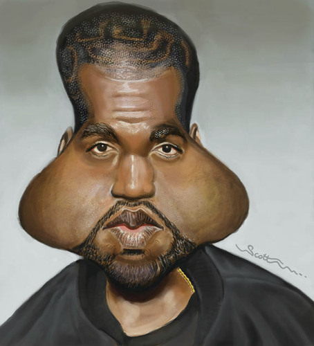 Cartoon: Kanye (medium) by jonesmac2006 tagged kanye