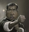 Cartoon: Ip Man (small) by jonesmac2006 tagged ip,man,donnie,yen,caricature