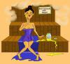 Cartoon: Sauna (small) by Sanni tagged sauna