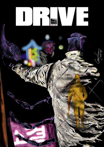 Cartoon: Drive (medium) by csamcram tagged drive,scorpion,ryan,gosling