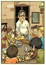 Cartoon: Pizzaiolo per un giorno (small) by Juls tagged school