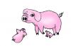 Cartoon: pig (small) by sontaya tagged pig