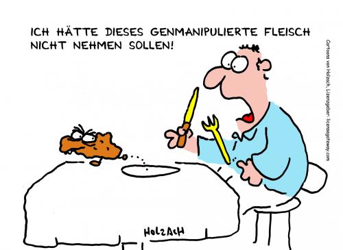 Cartoon: Gentechnik (medium) by anett tagged gentechnik