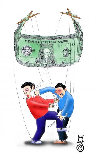 Cartoon: Money (medium) by MelgiN tagged money