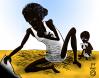 Cartoon: Hunger (small) by MelgiN tagged hunger africa cartoon