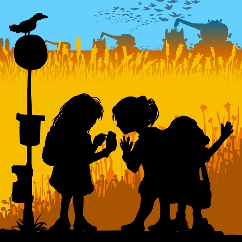 Cartoon: september (medium) by nootoon tagged germany,illustration,nootoon,calendar,kids,2013,2012,year,harvest,school