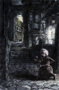 Cartoon: miss marple chases a phantom (small) by nootoon tagged miss,marple,phantom,nootoon,illustration,krimi,crime,germany