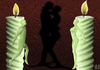 Cartoon: Trennung Separation (small) by Dadaphil tagged candle,erotic,flame,kiss,man,separation,shadow,woman,erotik,flamme,frau,kerze,kuss,mann,schatten,trennung,umarmung,dadaphil