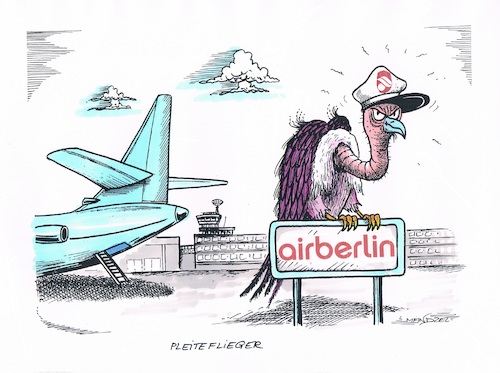 Cartoon: Airberlin (medium) by mandzel tagged airberlin,pleite,fluggesellschaft,geier,flugverbindungen,airberlin,pleite,fluggesellschaft,geier,flugverbindungen