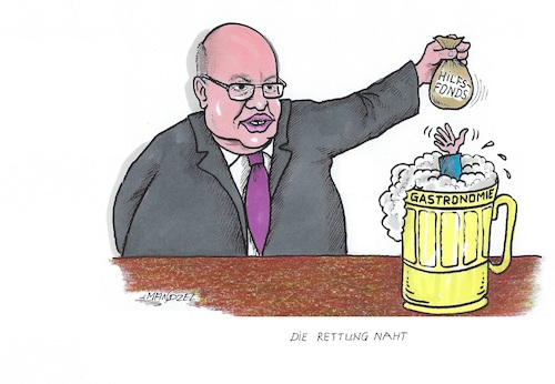 Cartoon: Altmaier erwägt Hilfe (medium) by mandzel tagged corona,pandemie,panik,chaos,hysterie,altmaier,hilfsfonds,gastronomie,corona,pandemie,panik,chaos,hysterie,altmaier,hilfsfonds,gastronomie