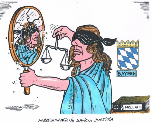 Beschädigte bayerische Justiz
